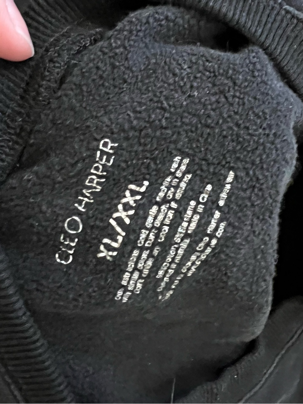 Cleo Harper black district sweater size l/xl - Picture 7 of 8